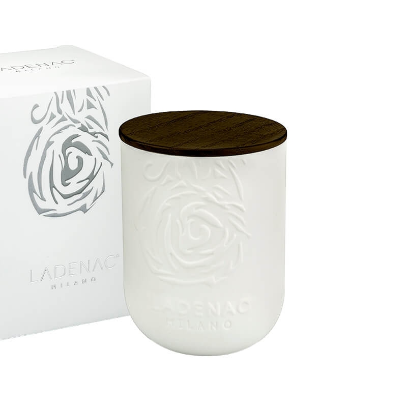 Vaso Cerámica para vela aromática Flor de Narciso